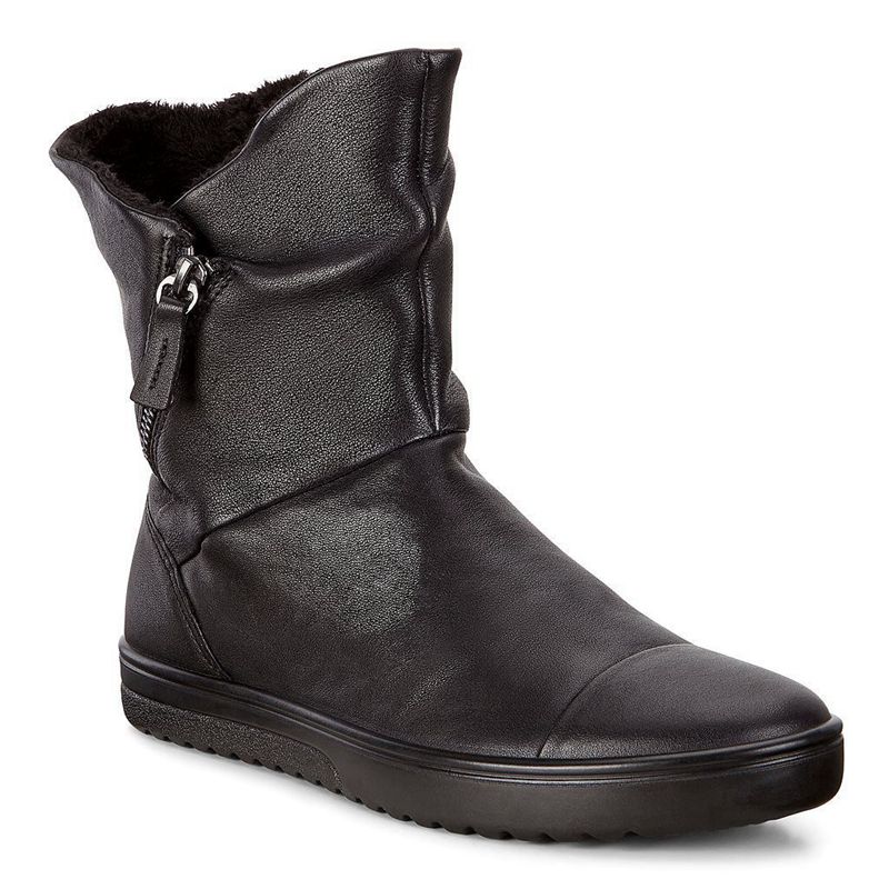 Bota De Invierno Ecco Fara Para Mujer,Negras,724538-LMO